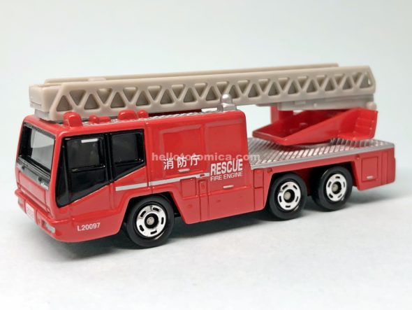 108-4 HINO AERIAL LADDER FIRE TRUCK はるてんのトミカ